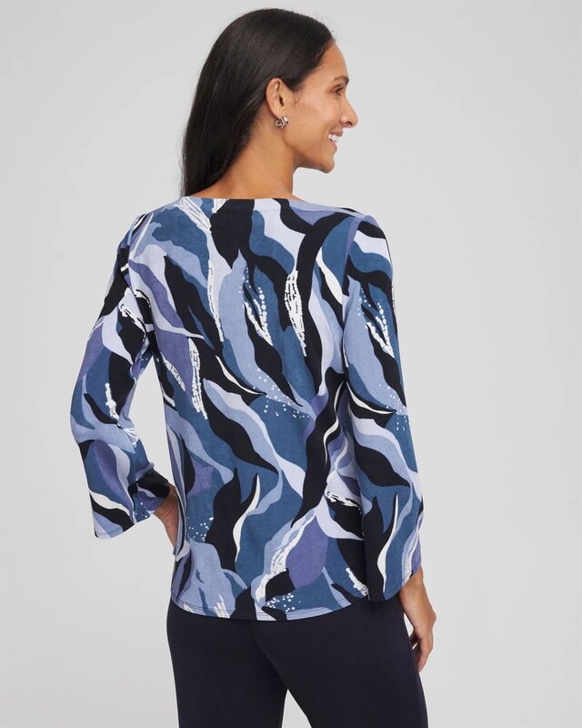 Travelers Wave Straight Neck Tunic - image 3